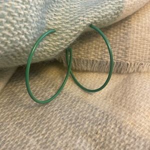 Green Hoops NWOT